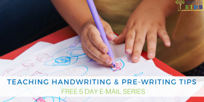 5 Days of Prewriting And Handwriting Tips E-mail Series