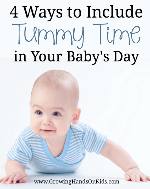 4 ways to include tummy time in your baby's day.