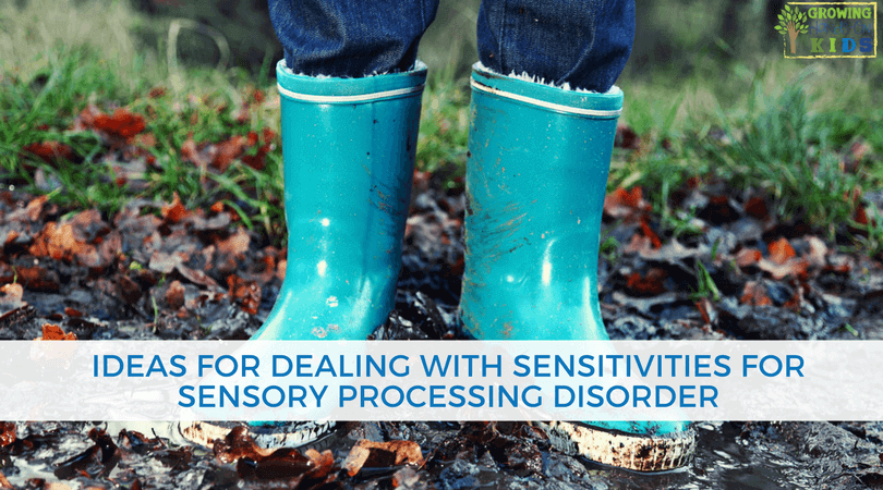 Activity Ideas for dealing with sensitivities for sensory processing disorder.