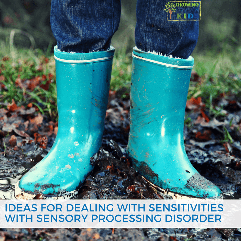 Activity Ideas for dealing with sensitivities for sensory processing disorder. 
