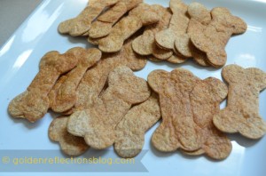 Homemade Dog Bone Shaped Tortilla Chips for a girl's Puppy Dog Birthday Party. | goldenreflectionsblog.com #DogThemeParty #PuppyParty #Girl'sBirthdayParty #BirthdayParty