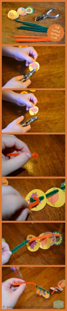 Fall Cutout Garland Craft Directions