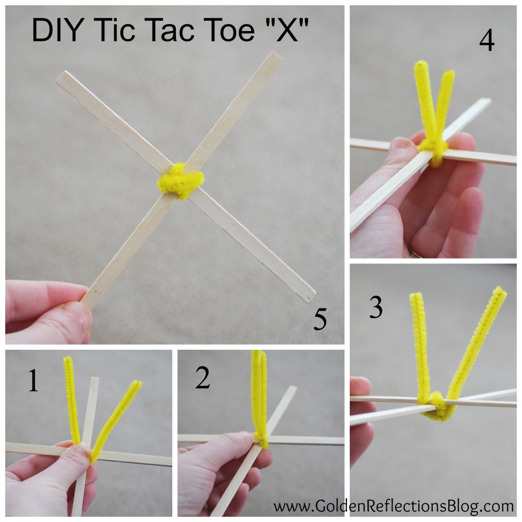 DIY Tic Tac Toe X - PreWriting Activities for Kids Series