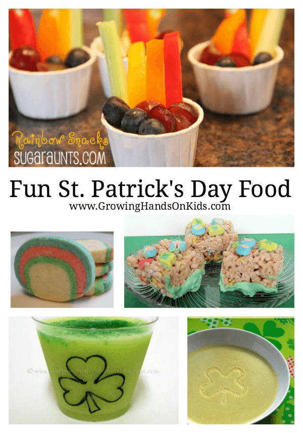 Fun food for St. Patrick's Day for kids.