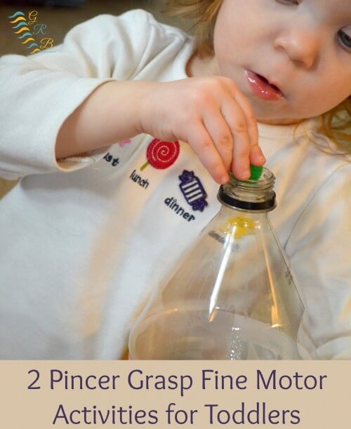 Two Pincer Grasp Fine Motor Activities for Toddlers
