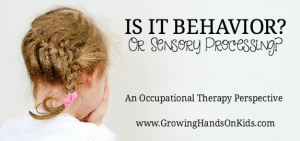Is your child's tantrum or outburst a behavior problem? Or is it a sensory processing problem? Come find out what Occupational Therapy has to say about it.