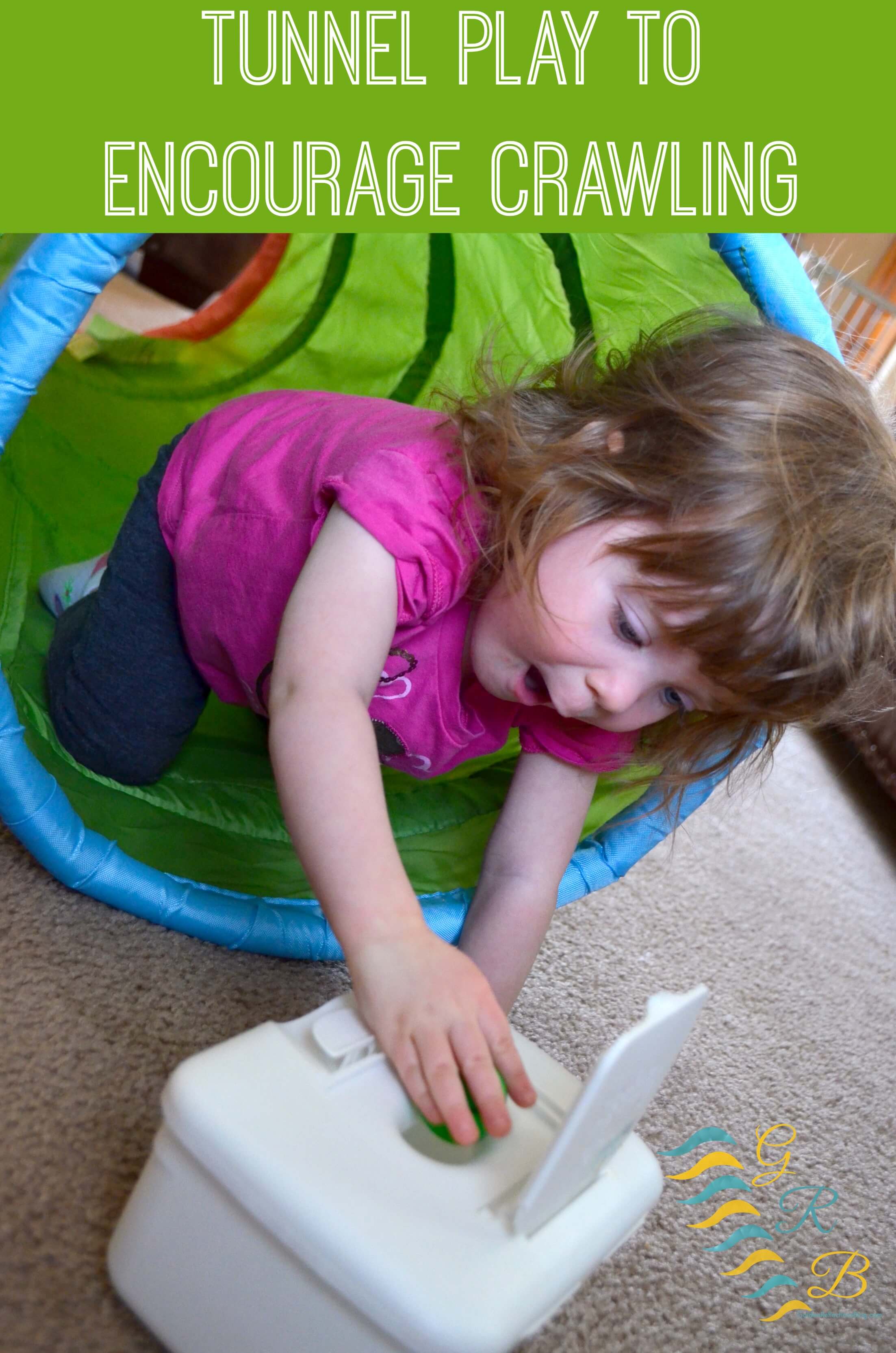 Sensory Processing Play: Tunnel Play to Encourage Crawling