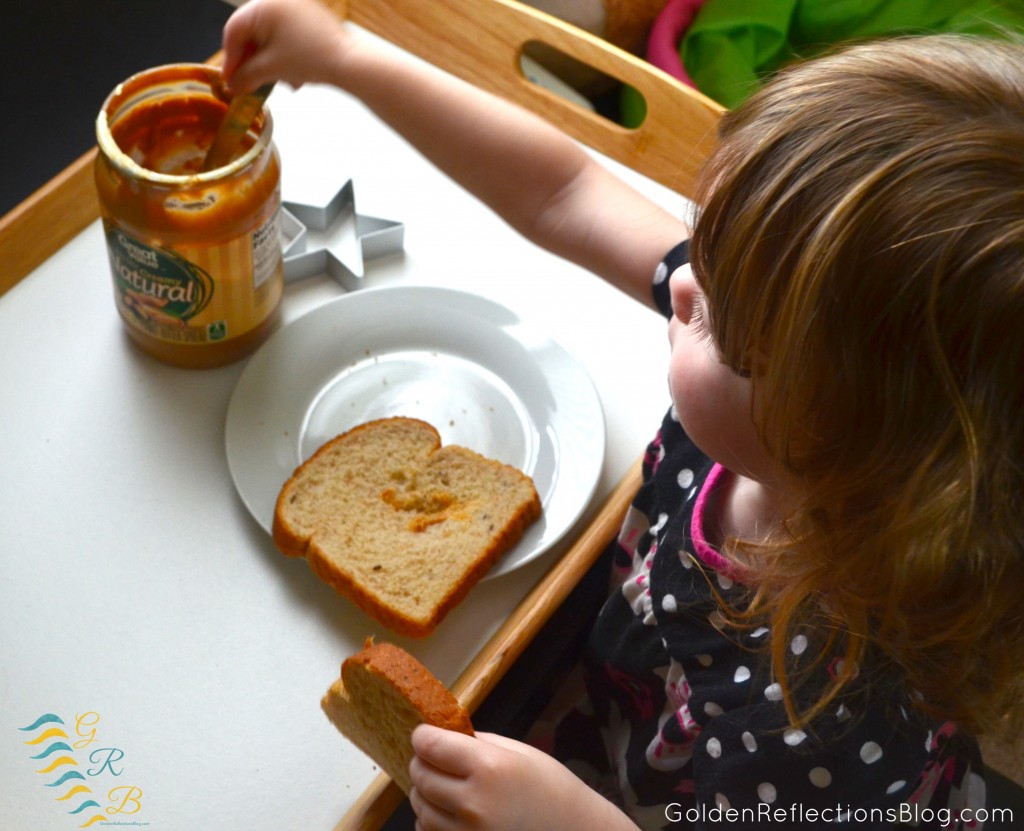 Montessori Homeschool Preschool - Peanut Butter And Jelly Tray