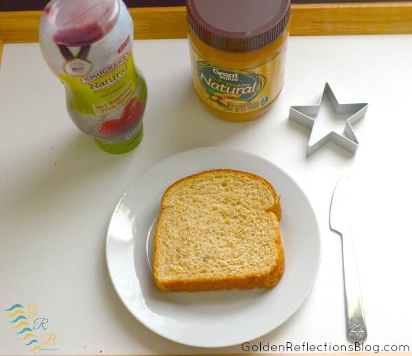 Montessori Homeschool for Toddlers - Star Peanut Butter And Jelly Tray