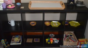 Montessori Shelves for Star Themed Week