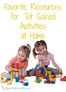 Tips and resources for planning tot school activities at home | www.GoldenReflectionsBlog.com