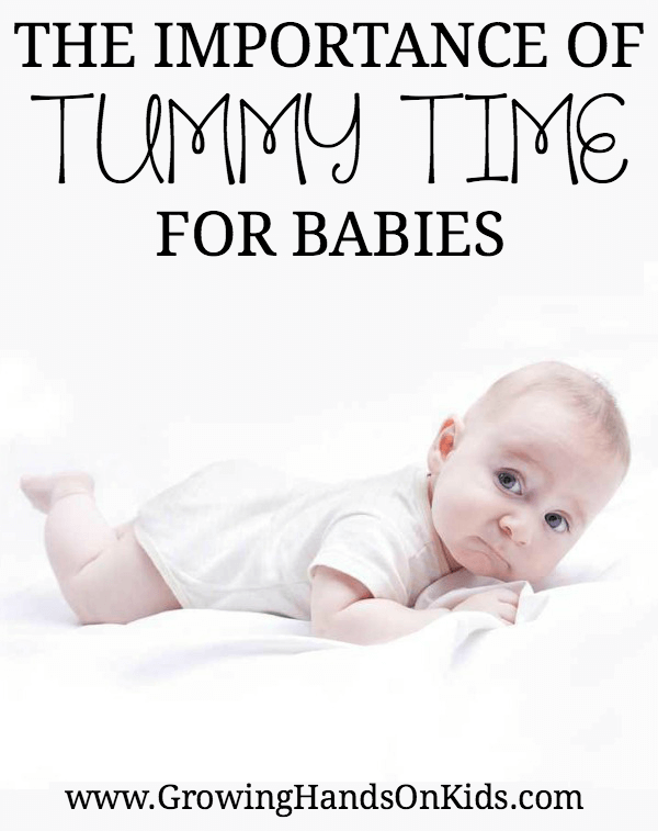 The importance of tummy time for babies, tummy time activities, plus thoughts from pediatric Occupational and Physical Therapists. 