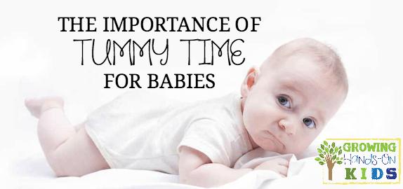 The importance of tummy time for babies, tummy time activities, plus thoughts from pediatric Occupational and Physical Therapists.