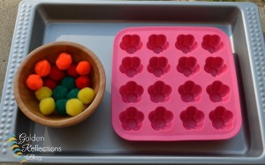 A hands-on pre-writing skills activity for toddlers. www.GoldenReflectionsBlog.com