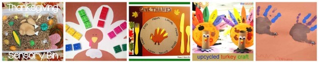 15 fun turkey activities for toddlers ages 18 months to 3 years old. www.GoldenReflectionsBlog.com