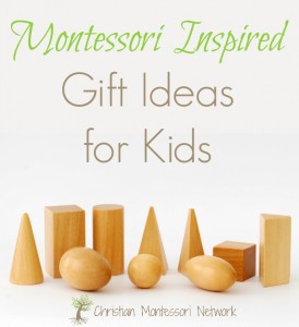 Montessori inspired gift guide for children