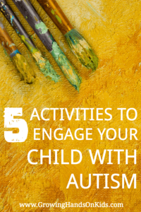 5 fun arts and crafts activities to engage your child with Autism.