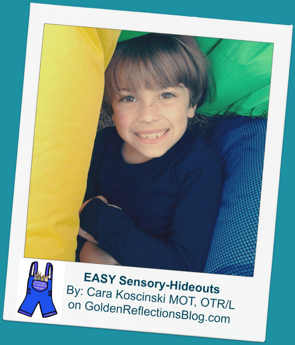 E is for Easy Sensory Hideouts