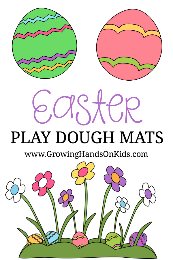 Free Printable Easter Play Dough Mats