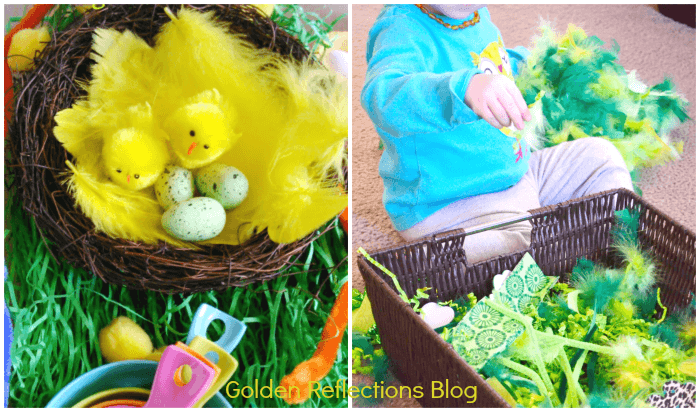 feather sensory play ideas