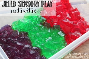 jello sensory play