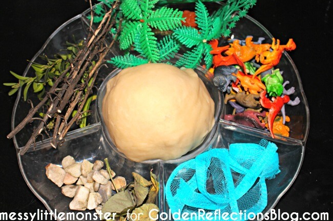 p is for play dough sensory play for kids