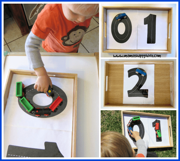 number road train track tot tray