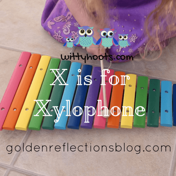 Xylophone sensory play ideas for kids. www.GoldenReflectionsBlog.com