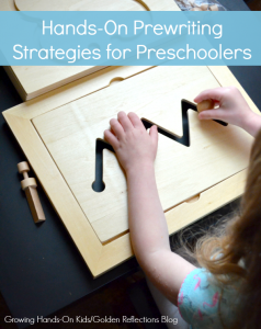 Fun, creative, hands-on prewriting strategies for preschoolers.