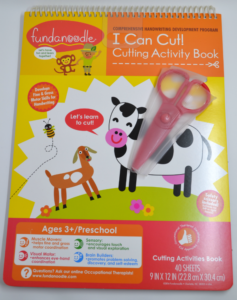 I Can Cut Activity book from Fundanoodle.