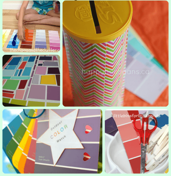 Fun Paint Chip Activities for Children