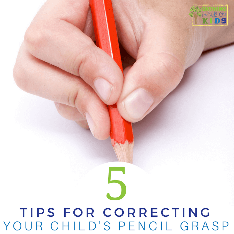 Should you correct a child's pencil grip?