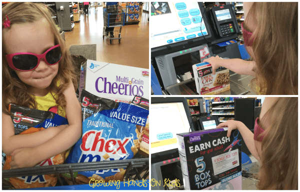 Shopping trip for box tops for education (sponsored by General Mills)