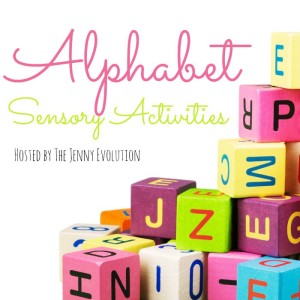 Alphabet sensory activities series.