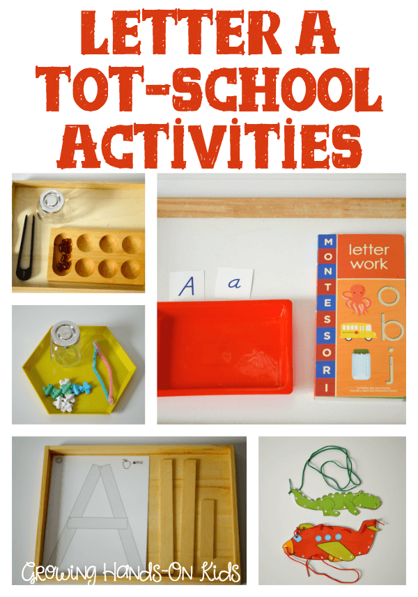 Letter A Activities for Tot-School