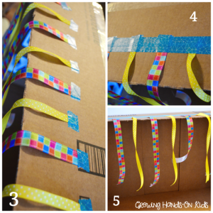 Ribbon for DIY Discovery box for baby.