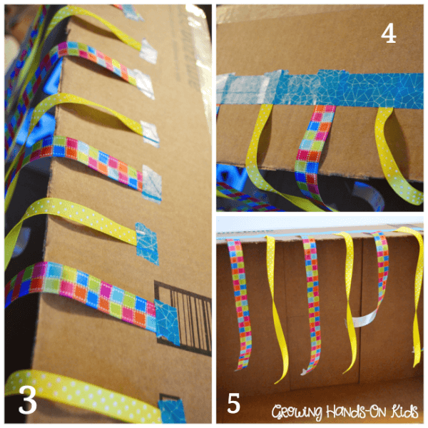 Ribbon for DIY Discovery box for baby.