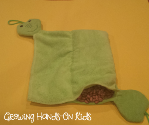 DIY weighted lap pad for sensory seeking kids.