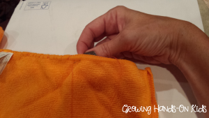 DIY weighted lap pad for sensory seeking kids.