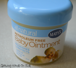 Maty's all natural baby ointment.