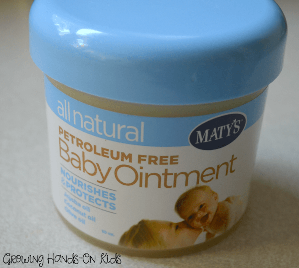 Maty's all natural baby ointment. 