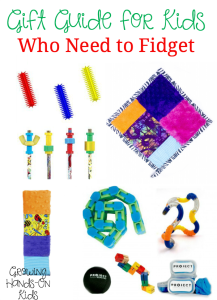 Ideas for gifts for kids who need to fidget.