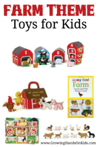 Farm theme toy and gift ideas for toddlers and preschoolers.