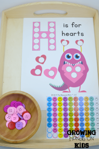 Letter H activities for tot-school, part of the Letter of the Week series.