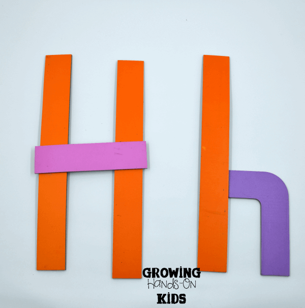 Letter H activities for tot-school, part of the Letter of the Week series.