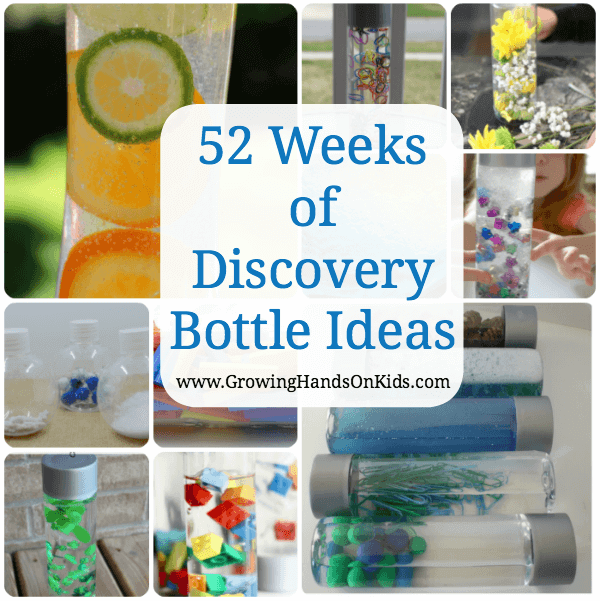 52 Weeks of Discovery Bottle Ideas for Kids