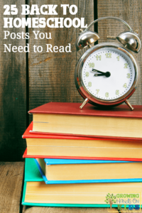 25 Back to Homeschool Posts you need to read for a successful homeschool year!