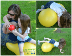 Fun Ways to use a Peanut Ball from Fun and Function.