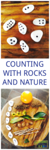 A fun, hands-on way to count numbers with rocks.