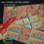 Fall Leaves Cutting Strips - A Free Download